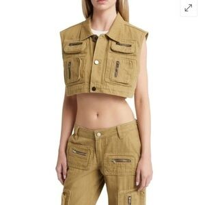 NWT PTCL utility crop vest. Size S.